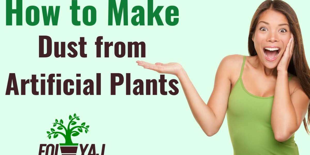 how to remove dust from artificial plants